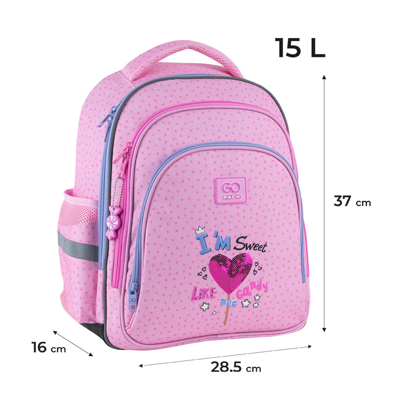 School backpack GoPack Education Sweet Like Candy GO25-2606S-3