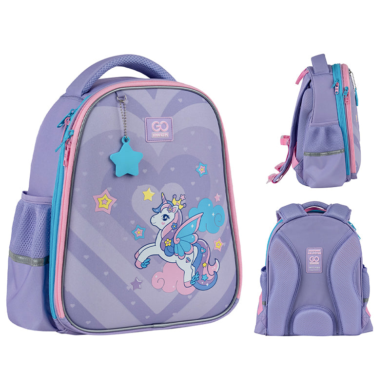 School backpack semi hard-shaped GoPack Education Cute Pony GO25-165S-1