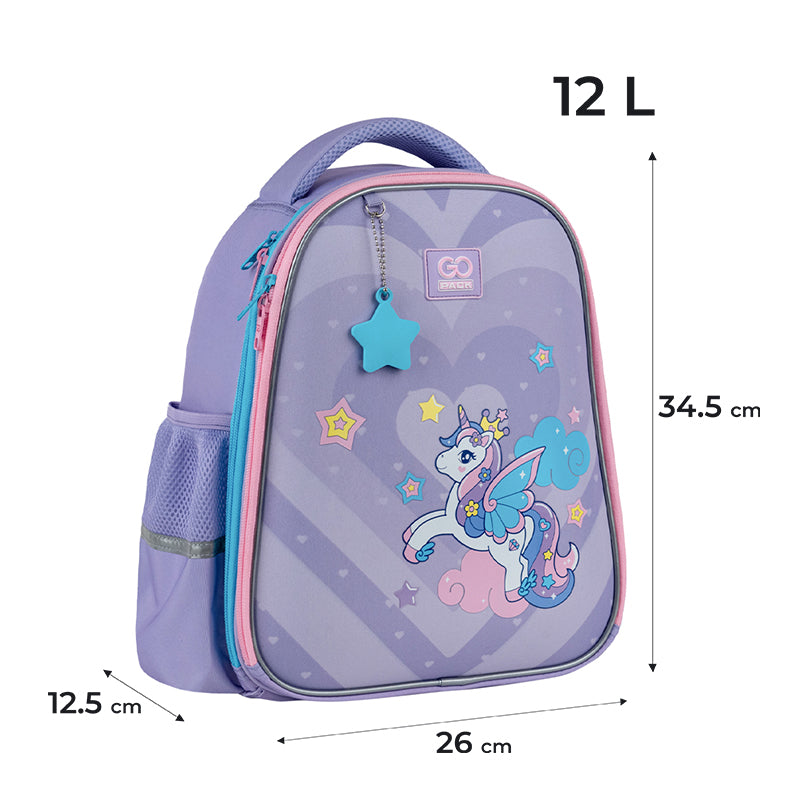 School backpack semi hard-shaped GoPack Education Cute Pony GO25-165S-1