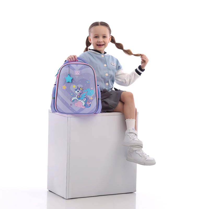 School backpack semi hard-shaped GoPack Education Cute Pony GO25-165S-1