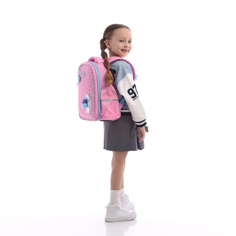 School backpack semi hard-shaped GoPack Education Fluffy Kitten GO25-165S-2