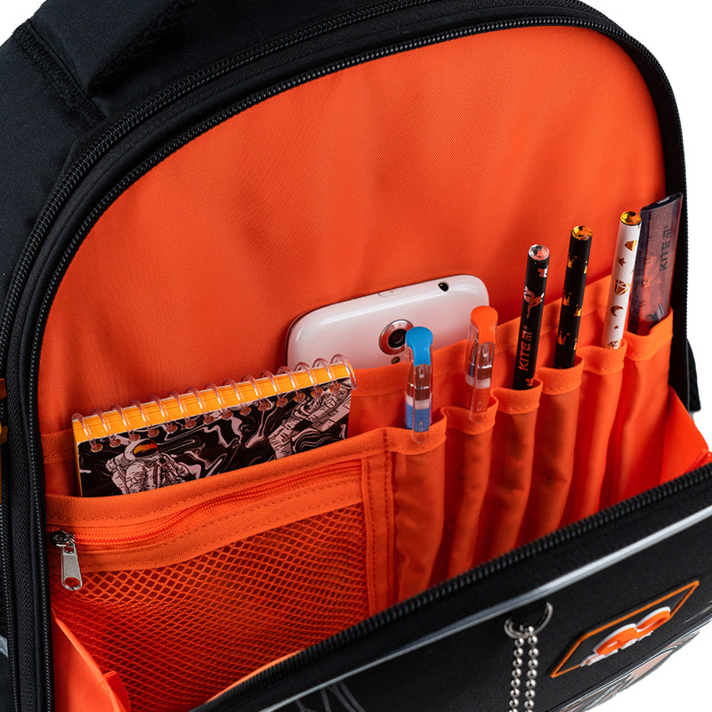 School backpack semi hard-shaped GoPack Education It's a Goal Time GO25-165S-3