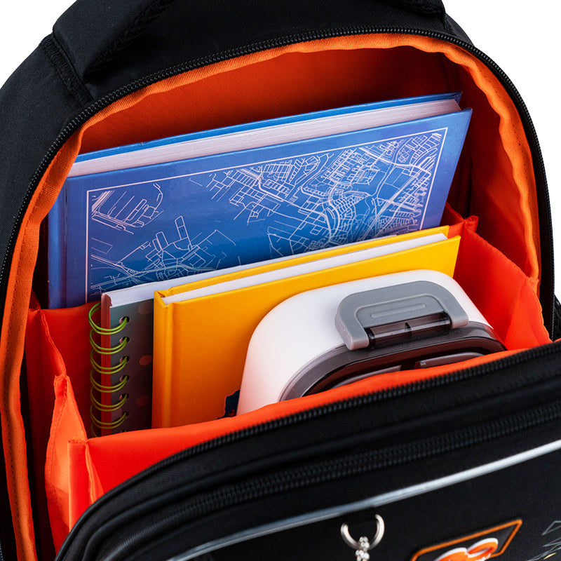 School backpack semi hard-shaped GoPack Education It's a Goal Time GO25-165S-3