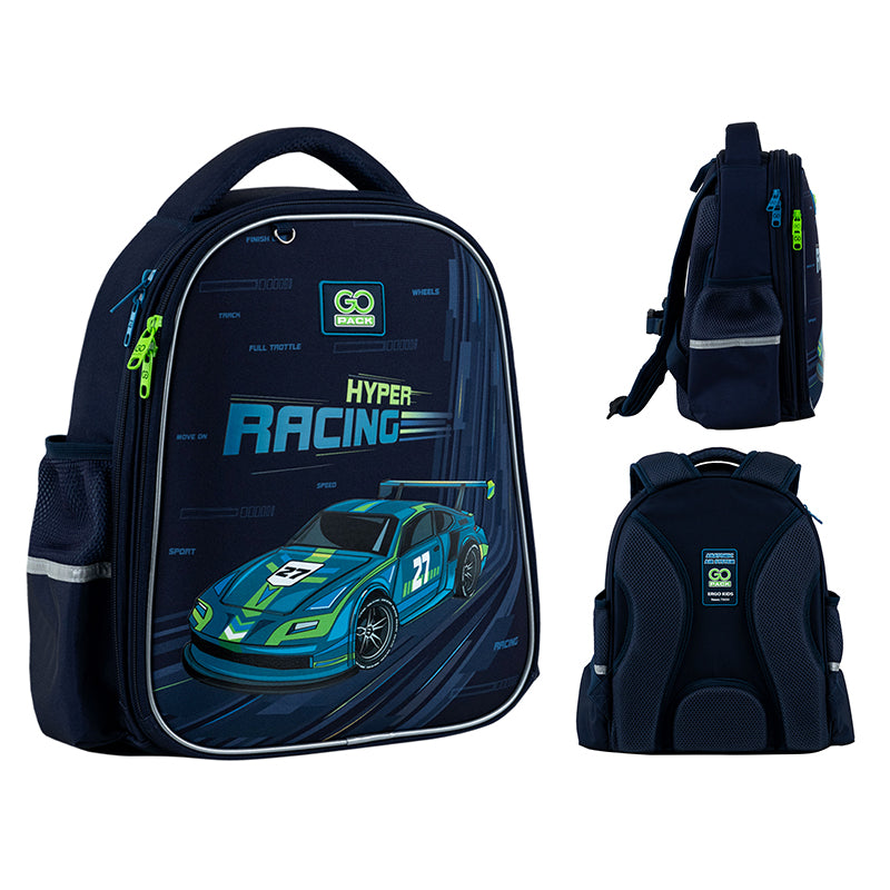School backpack semi hard-shaped GoPack Education Speedway GO25-165S-4