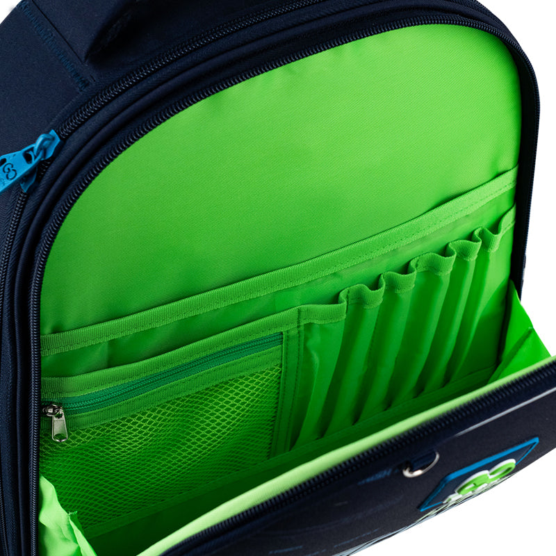 School backpack semi hard-shaped GoPack Education Speedway GO25-165S-4