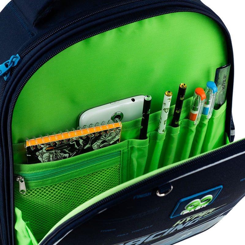 School backpack semi hard-shaped GoPack Education Speedway GO25-165S-4