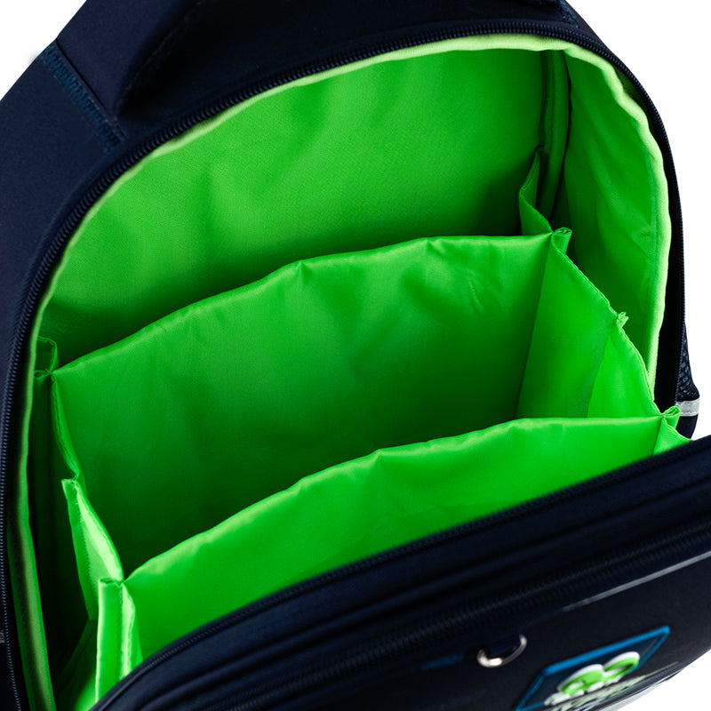 School backpack semi hard-shaped GoPack Education Speedway GO25-165S-4