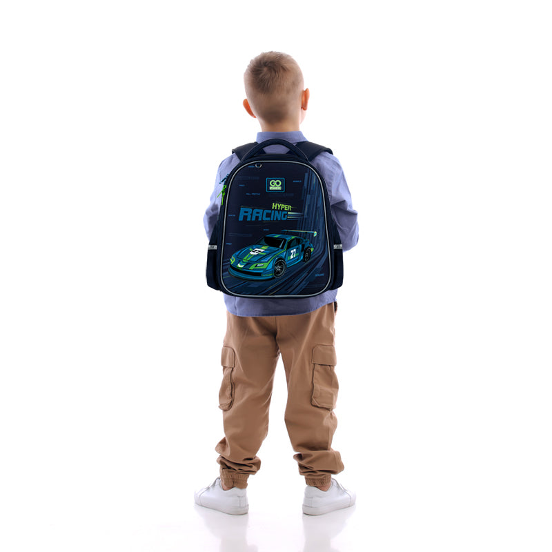 School backpack semi hard-shaped GoPack Education Speedway GO25-165S-4