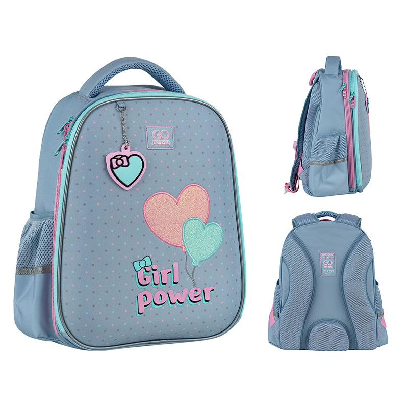 School backpack semi hard-shaped GoPack Education Girl Power GO25-165M-1