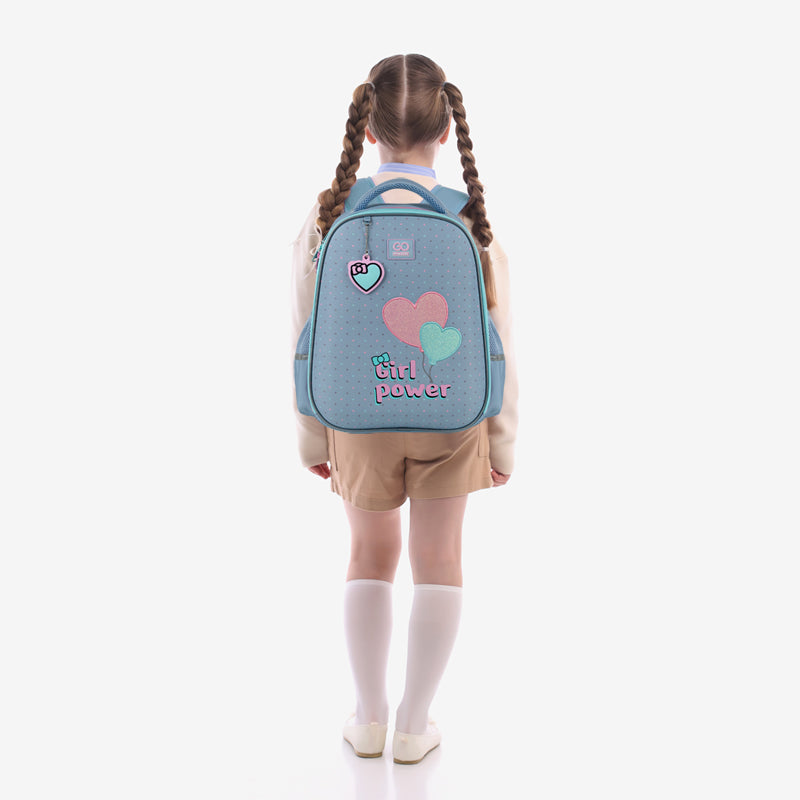 School backpack semi hard-shaped GoPack Education Girl Power GO25-165M-1