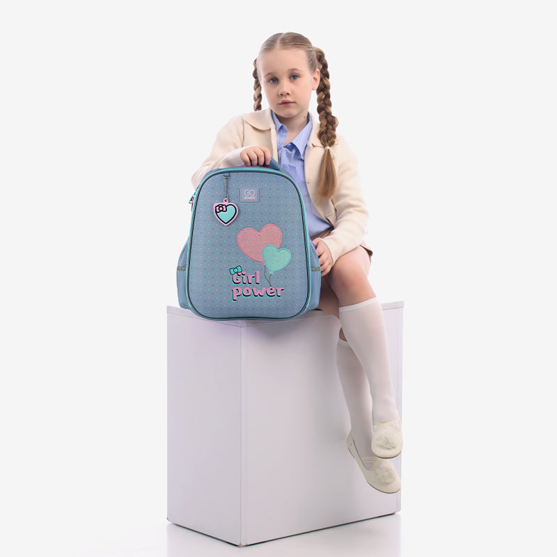 School backpack semi hard-shaped GoPack Education Girl Power GO25-165M-1