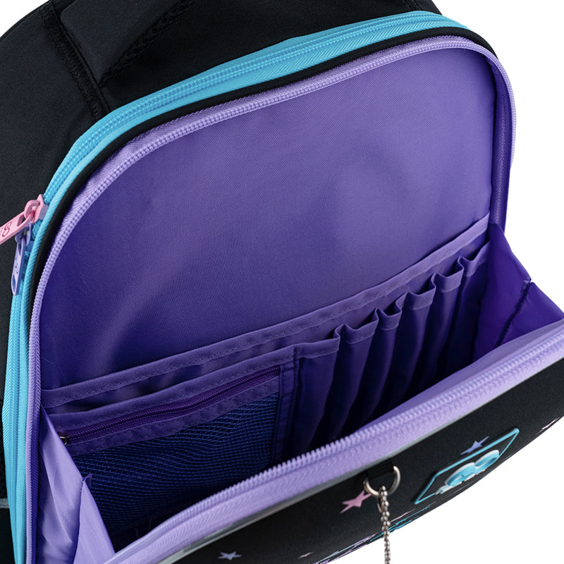 School backpack semi hard-shaped GoPack Education Meowjestical GO25-165M-2