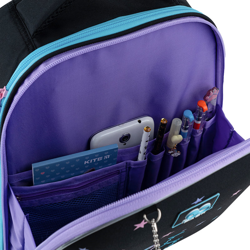 School backpack semi hard-shaped GoPack Education Meowjestical GO25-165M-2