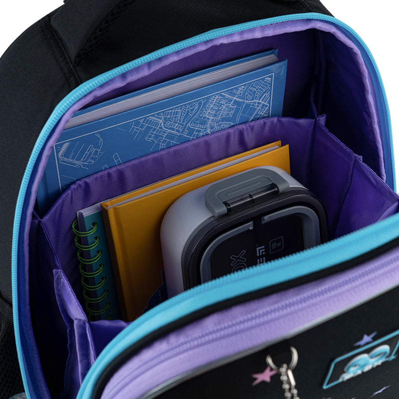 School backpack semi hard-shaped GoPack Education Meowjestical GO25-165M-2