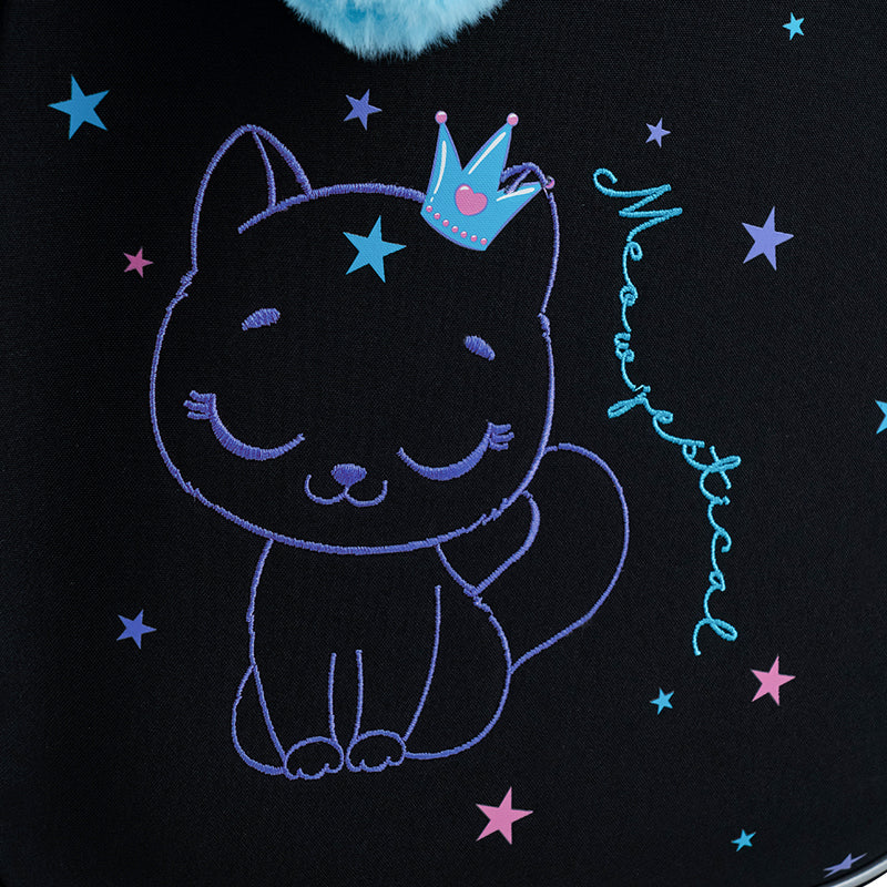School backpack semi hard-shaped GoPack Education Meowjestical GO25-165M-2
