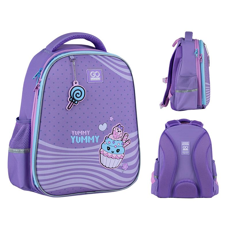 School backpack semi hard-shaped GoPack Education Yummy GO25-165M-3