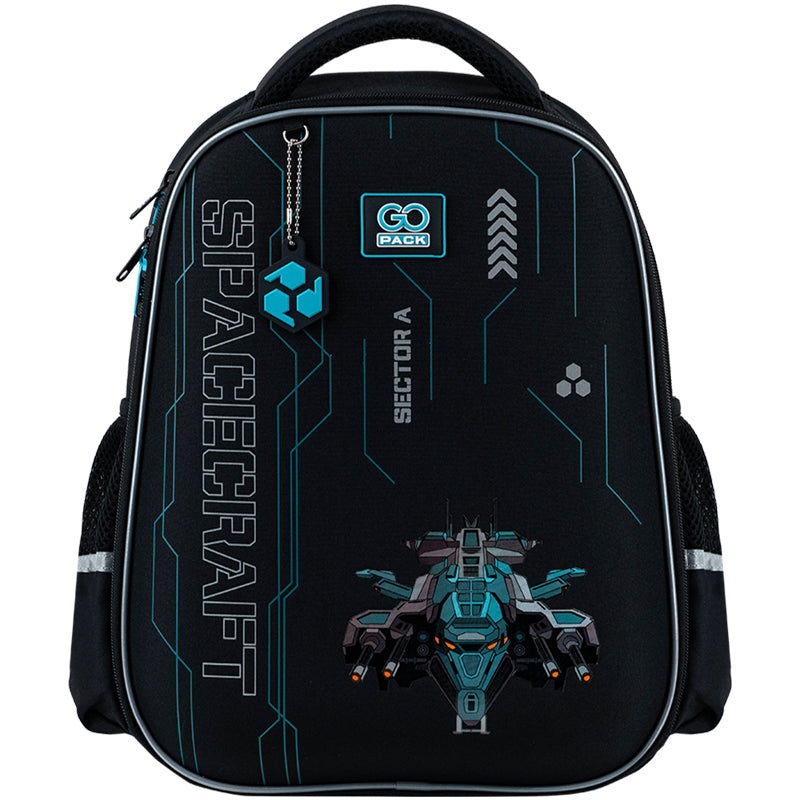 School backpack semi hard-shaped GoPack Education Spacecraft GO25-165M-5