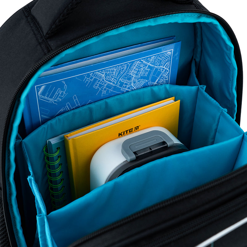 School backpack semi hard-shaped GoPack Education Spacecraft GO25-165M-5