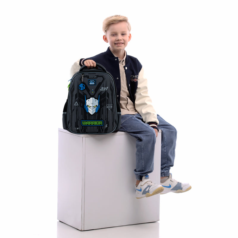 School backpack semi hard-shaped GoPack Education Warrior GO25-165M-6