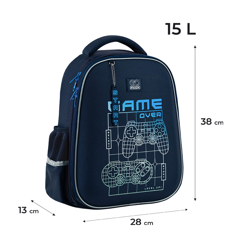 School backpack semi hard-shaped GoPack Education Level Up GO25-165M-7