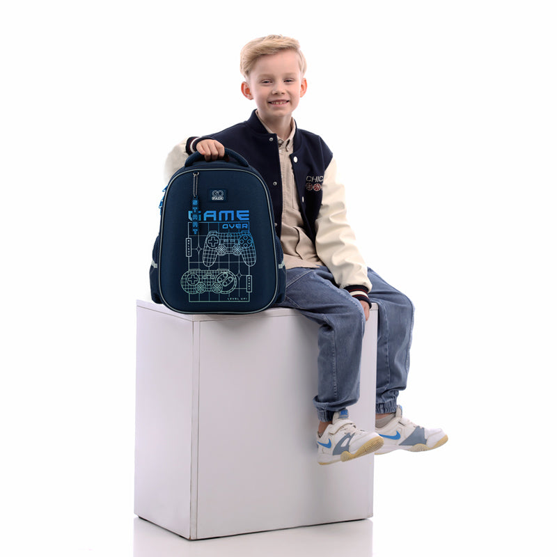 School backpack semi hard-shaped GoPack Education Level Up GO25-165M-7