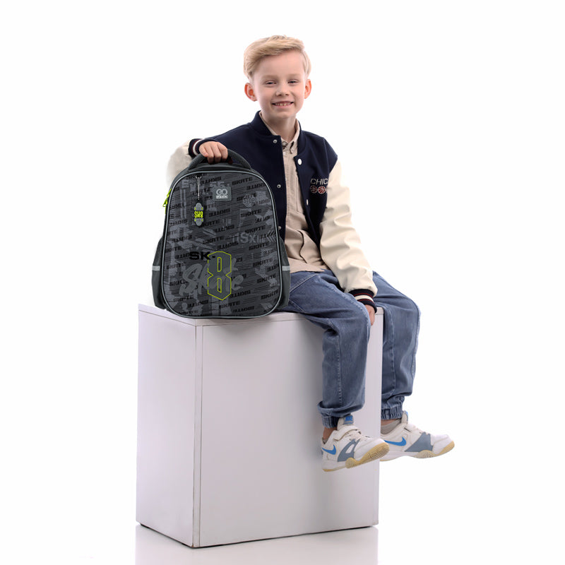 School backpack semi hard-shaped GoPack Education Skate GO25-165M-8