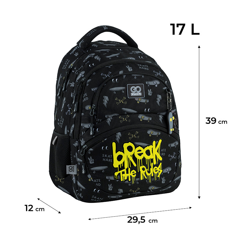 School backpack GoPack Education Break The Rules GO25-175M-6