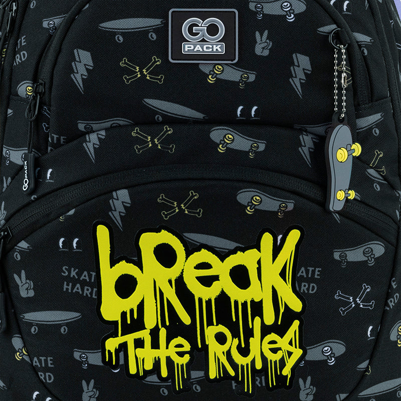 School backpack GoPack Education Break The Rules GO25-175M-6