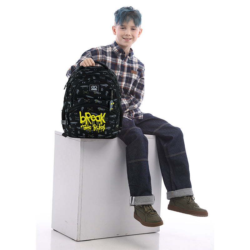 School backpack GoPack Education Break The Rules GO25-175M-6