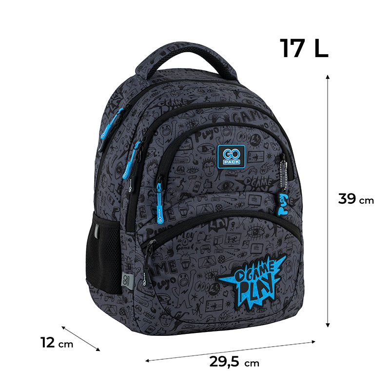 School backpack GoPack Education Cool Gamer GO25-175M-8
