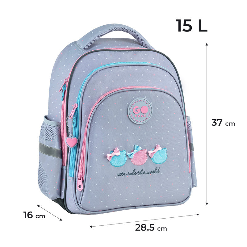 School backpack GoPack Education Cat's Rules GO26-2606S-1