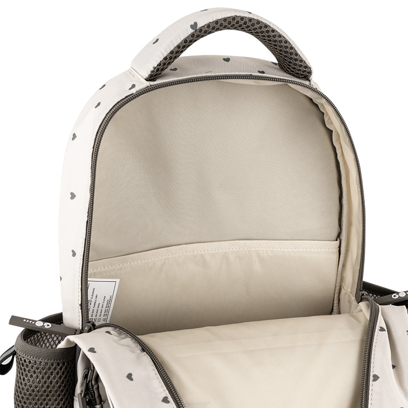 School backpack GoPack Education Beige Polka Dots GO26-182M-3