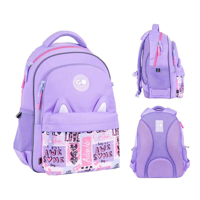 School backpack GoPack Education Cute Ears GO26-182M-4