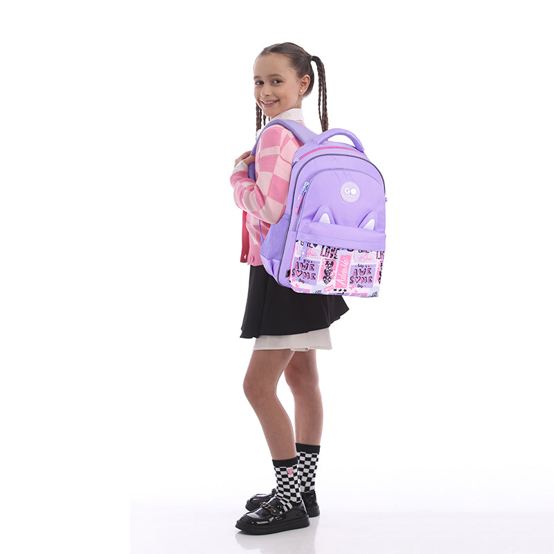 School backpack GoPack Education Cute Ears GO26-182M-4