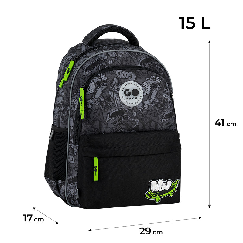 School backpack GoPack Education Wow Skate GO26-182M-7