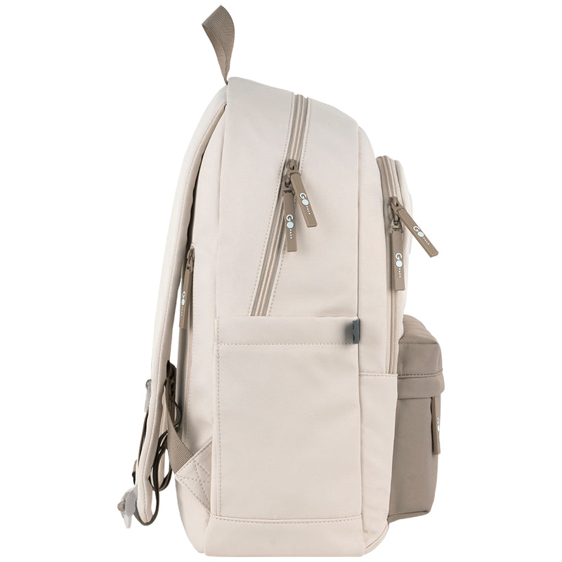 School backpack GoPack Education Beige, Brown GO26-141L-1