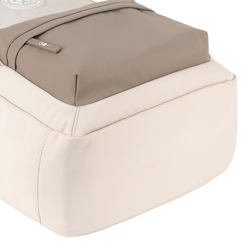 School backpack GoPack Education Beige, Brown GO26-141L-1