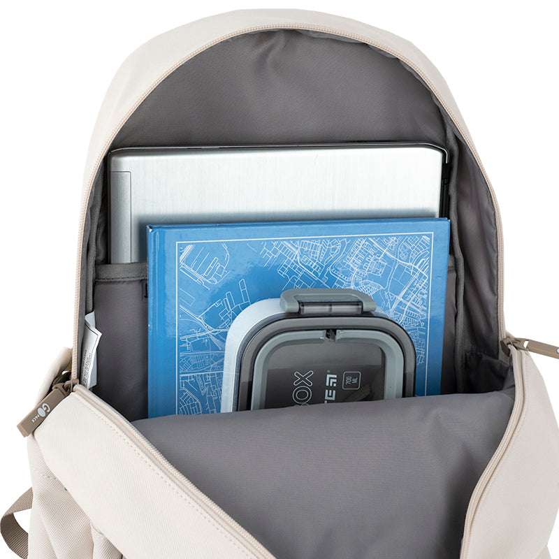 School backpack GoPack Education Beige, Brown GO26-141L-1