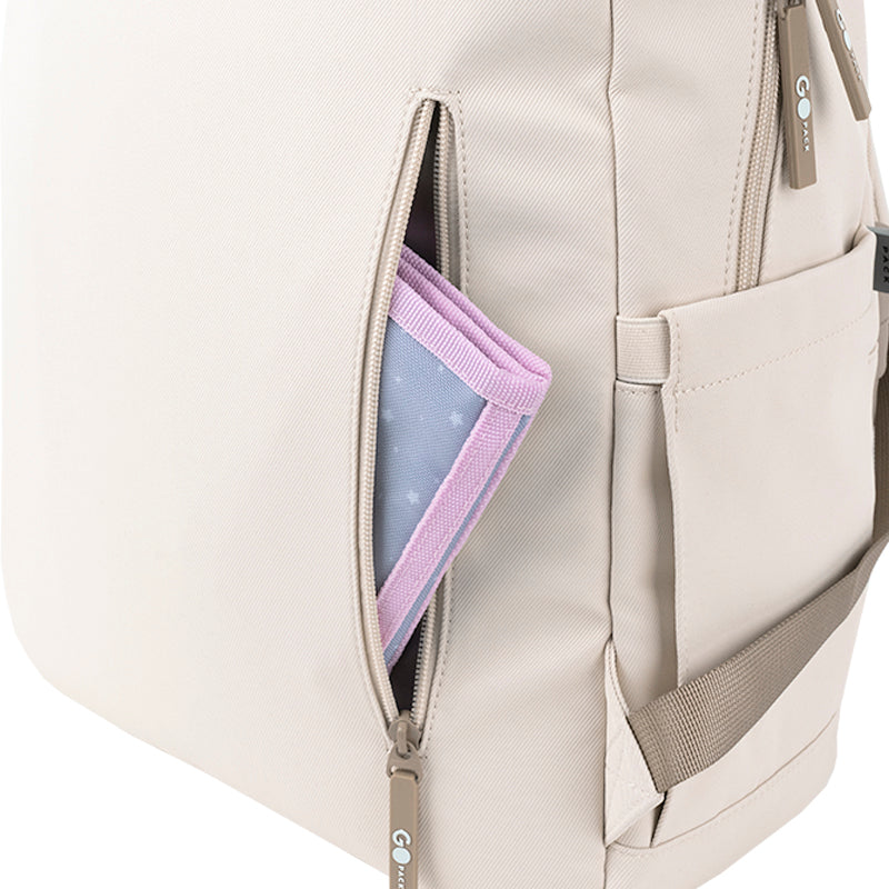 School backpack GoPack Education Beige, Brown GO26-141L-1