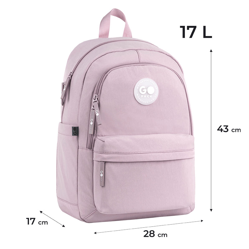 School backpack GoPack Education Powder Pink GO26-141L-2
