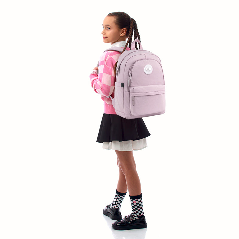 School backpack GoPack Education Powder Pink GO26-141L-2
