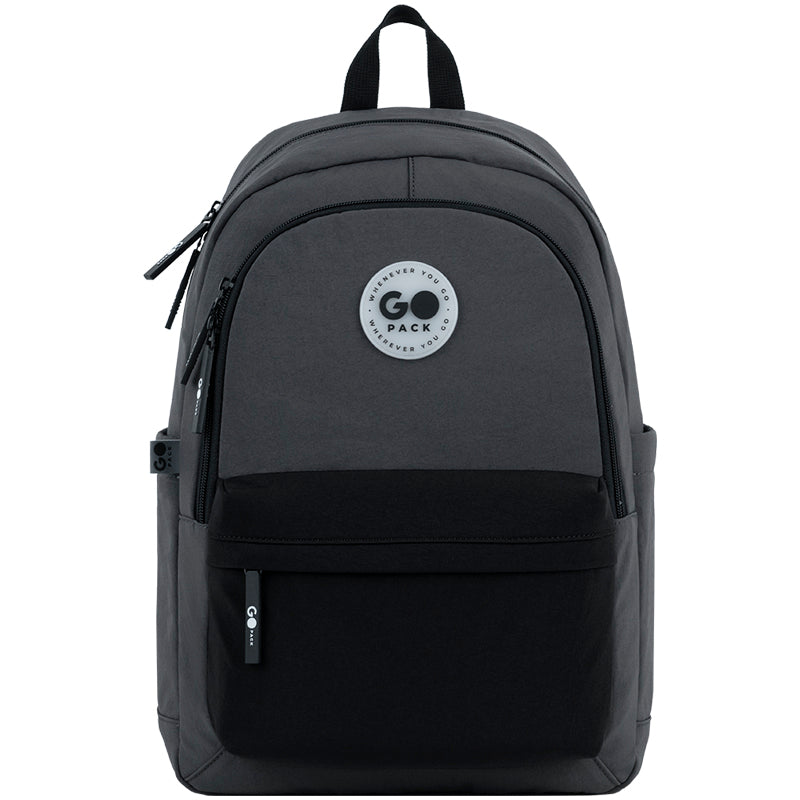 School backpack GoPack Education Black, Gray GO26-141L-4