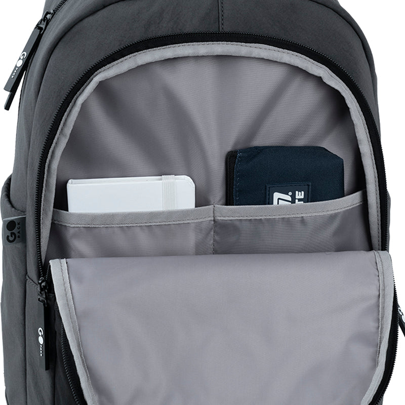 School backpack GoPack Education Black, Gray GO26-141L-4