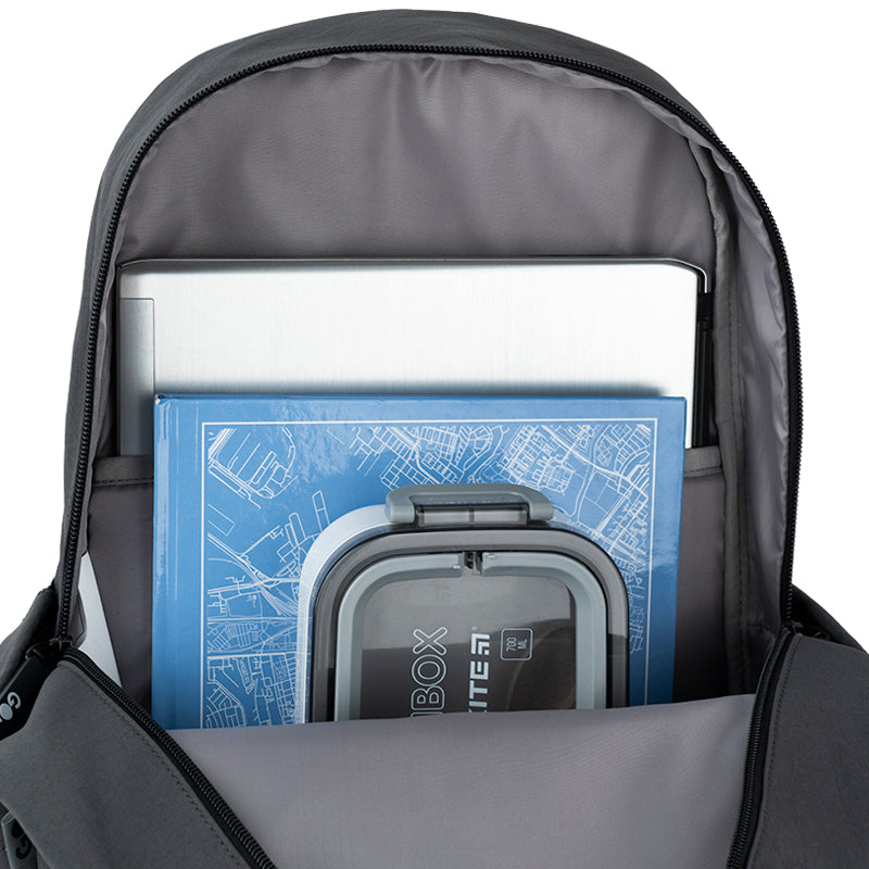 School backpack GoPack Education Black, Gray GO26-141L-4