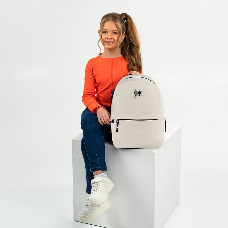 Backpack GoPack Education Teens Beige GO26-188M-1