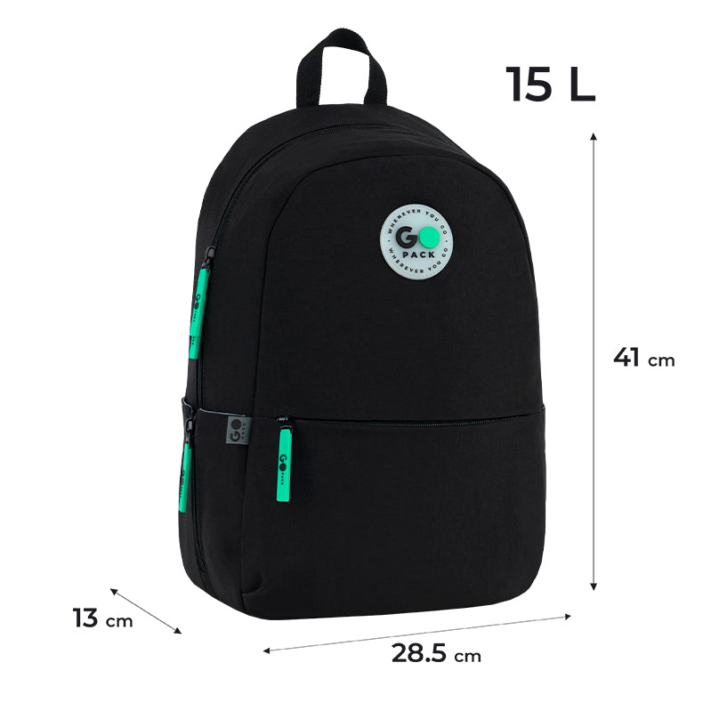 Backpack GoPack Education Teens Black GO26-188M-4