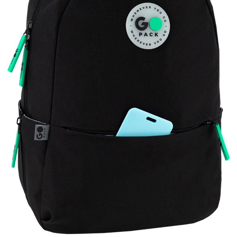Backpack GoPack Education Teens Black GO26-188M-4