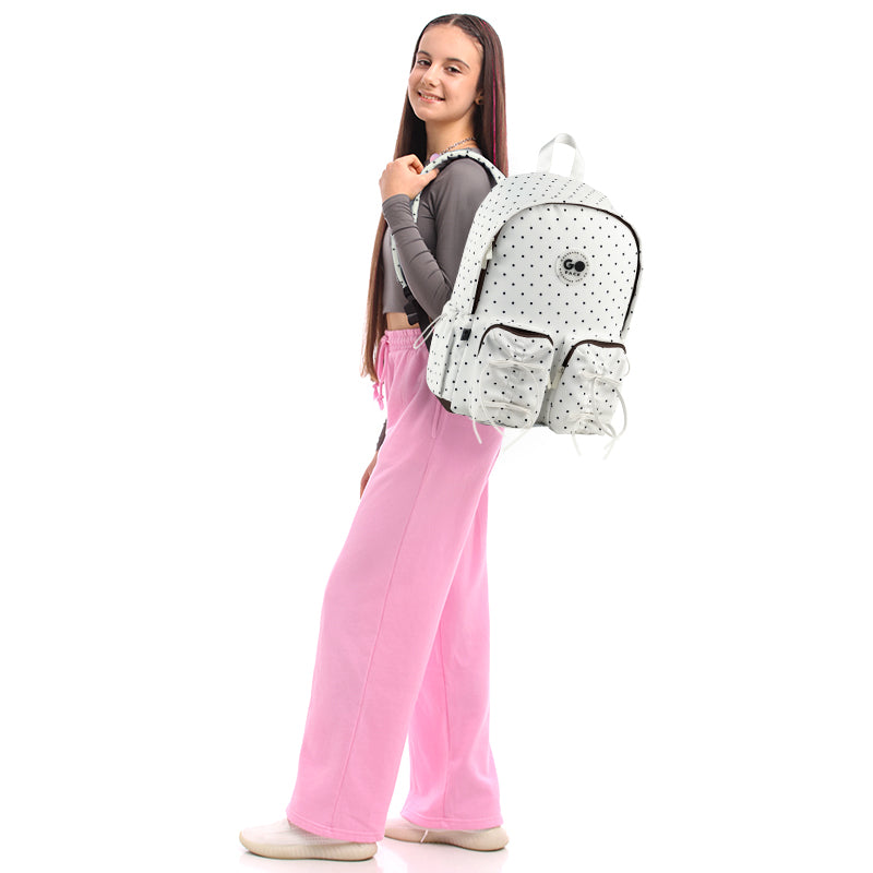 Backpack GoPack Education Teens Milky White GO26-130L-1