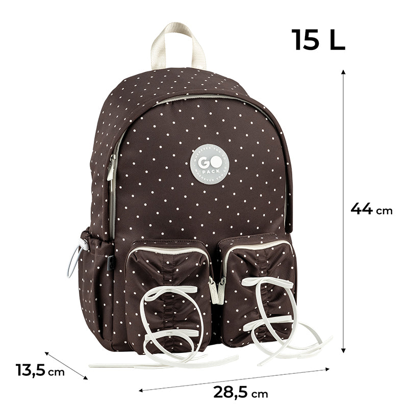 Backpack GoPack Education Teens Brown GO26-130L-2