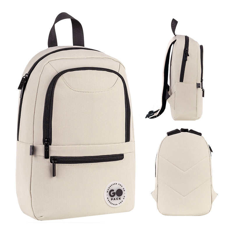 Backpack GoPack Education Teens Beige GO26-119S-3